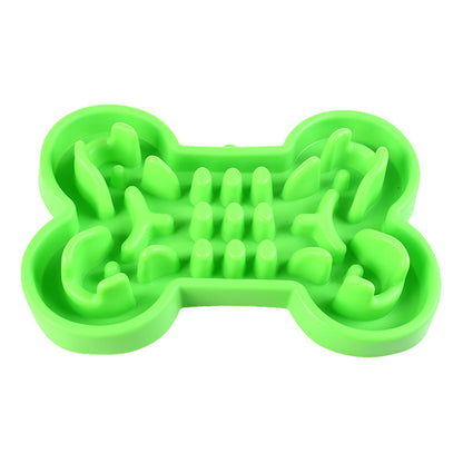 Bone Shaped Dog Food Puzzle and Slow Feeder