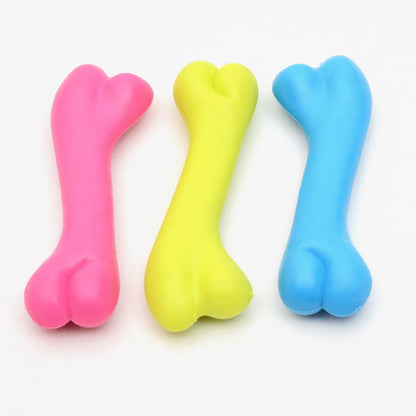 High Quality Bite Resistant Rubber Bone Dog Toy