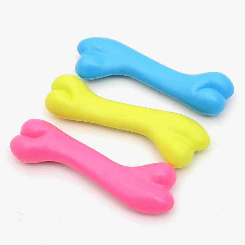 High Quality Bite Resistant Rubber Bone Dog Toy