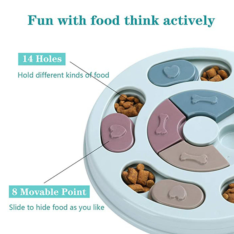 Circle Hide & Seek Dog Food Puzzle