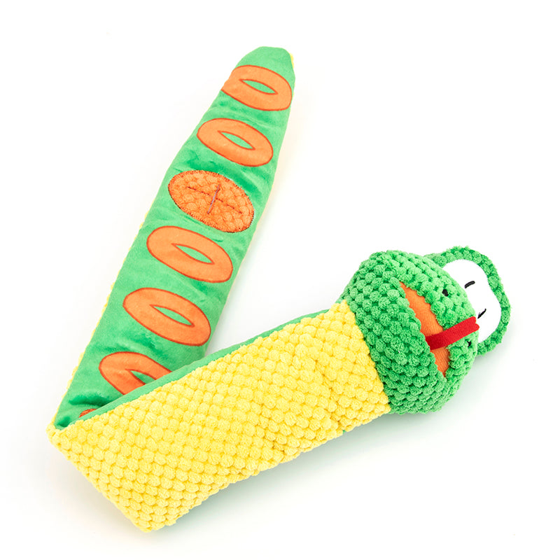 Plush Snuffle Snake Dog Toy and Treat Mat